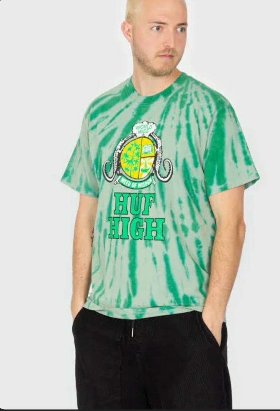HUF Medium HUF High tie dye tee t-shirt